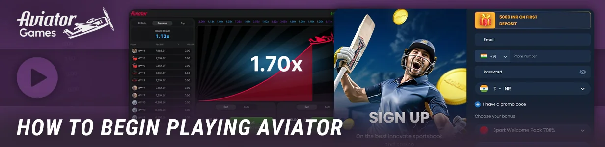 Guide to getting started with Aviator online at 4Rabet India