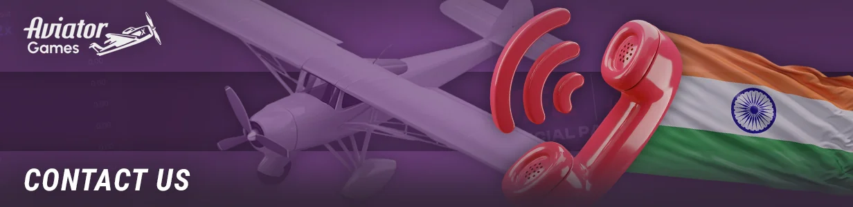 Contact Aviator India's online support service