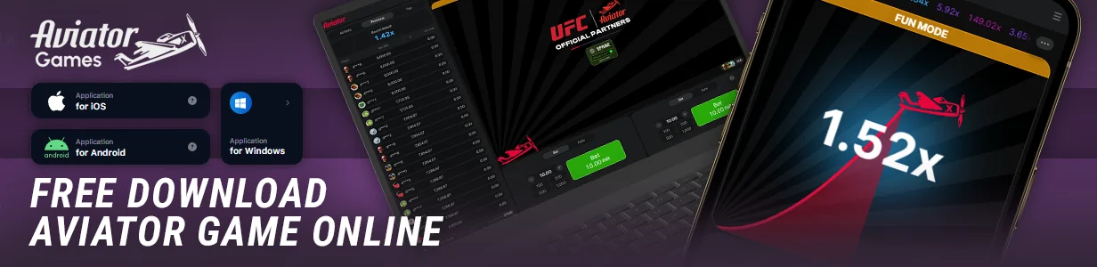 Download the app to play the Aviator demo game