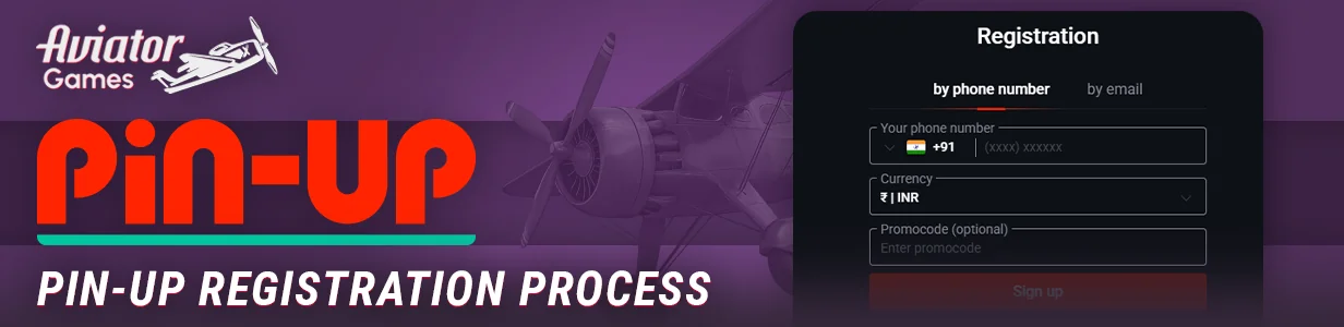 Creating an account at Pin Up Casino for betting on Aviator